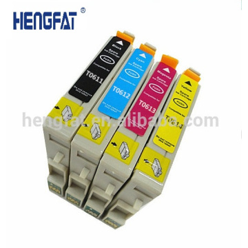 0611 Compatible Ink Cartridge T0611 T0612 T0613 T0614 with Chips for Printer Eepson D68 DX4800